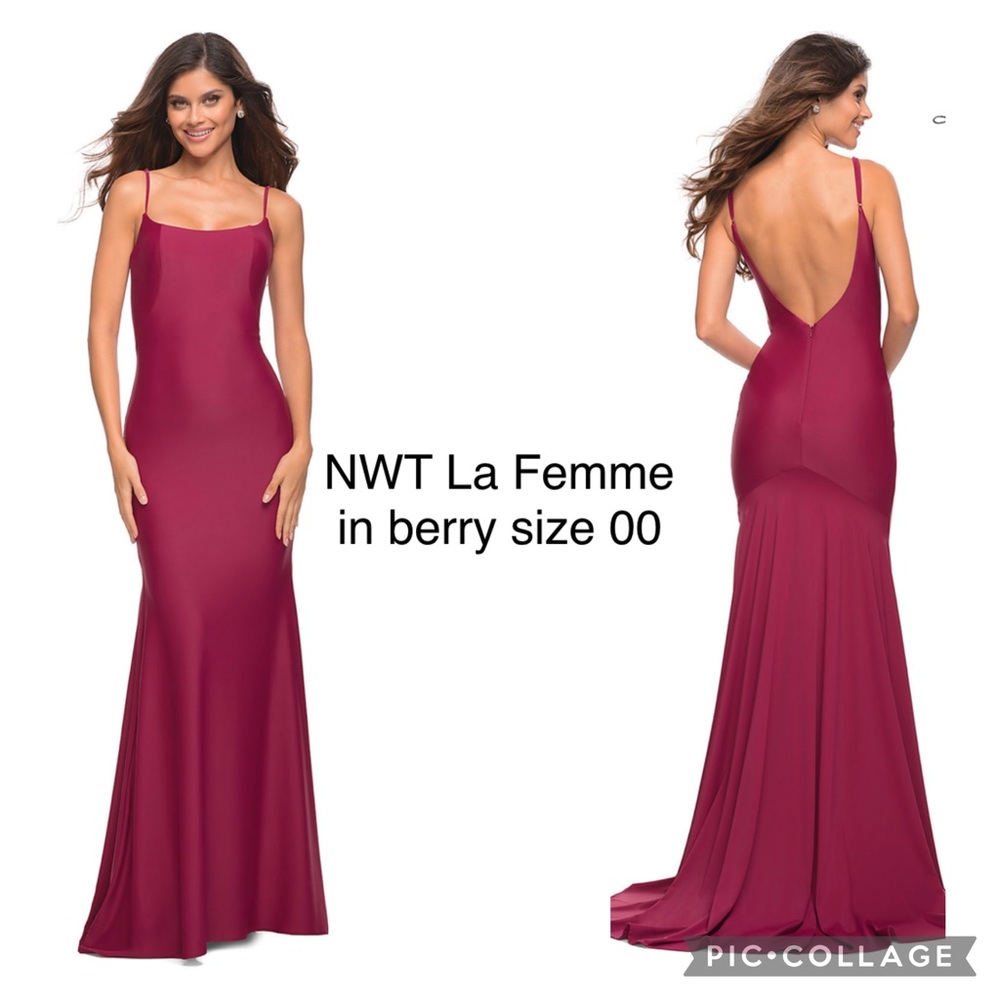 NWT La Femme in berry size 00